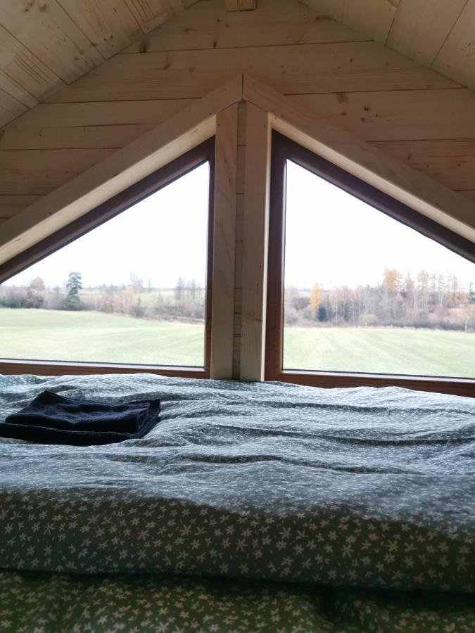 Treehome Tinyhouse Střítež Exteriör bild